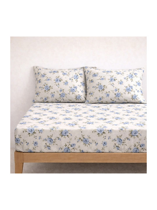 My Home Luxury Sheet Sets Semi-Double with Elas...