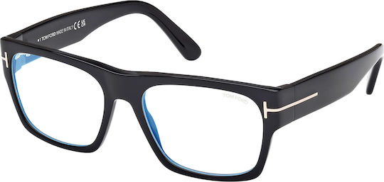 Γυαλιά Υπολογιστή Tom Ford Ft6035-b/v 001 Φίλτρο Μπλε Φωτός
