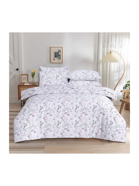 Casa Colori Duvet Cover Cotton Double 200x240 F...