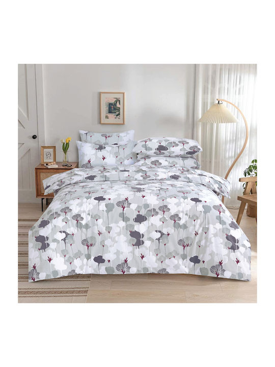 Casa Colori Duvet Cover Cotton Double 200x240 F...