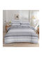 Casa Colori Duvet Cover Cotton Single 160x240 Stripes