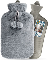 Orion Hot Water Bottle in Gray color with Cover General Use 35x20cm 2000ml