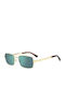 Dsquared2 Unisex Γυαλιά Ηλίου με Χρυσό Μεταλλικό Σκελετό και Πράσινο Φακό D2 0192/S 000/MT