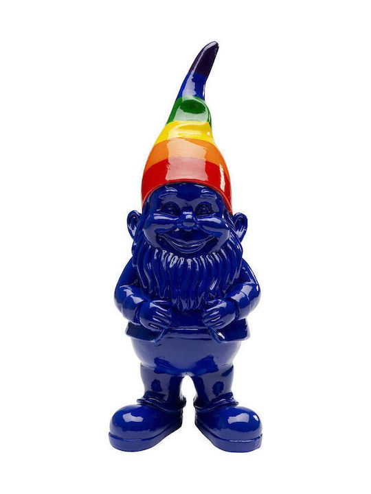 Figurină De Masă Pitic Albastru Multicolor 7,5x7,5x21 Cm