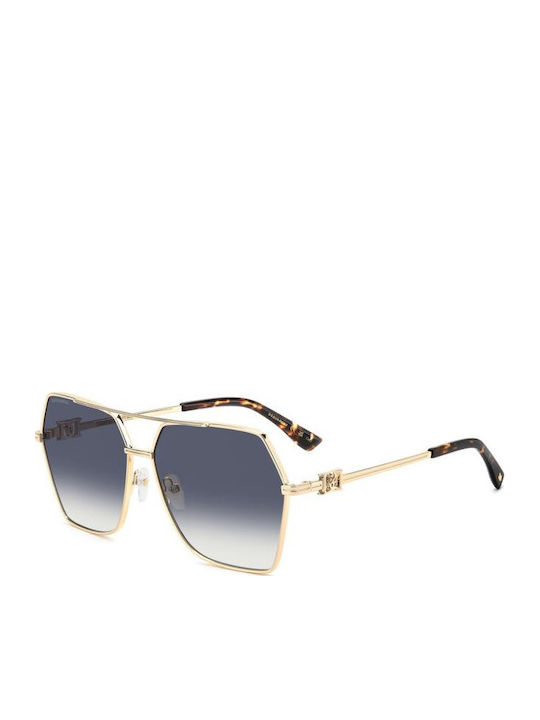 Dsquared2 Unisex Sunglasses with Gold Frame D2 ...
