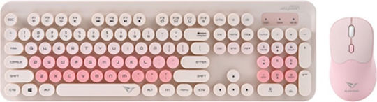 Alcatroz Jellybean A5000 Безжично Комплект клавиатура и мишка Английски US Macaron