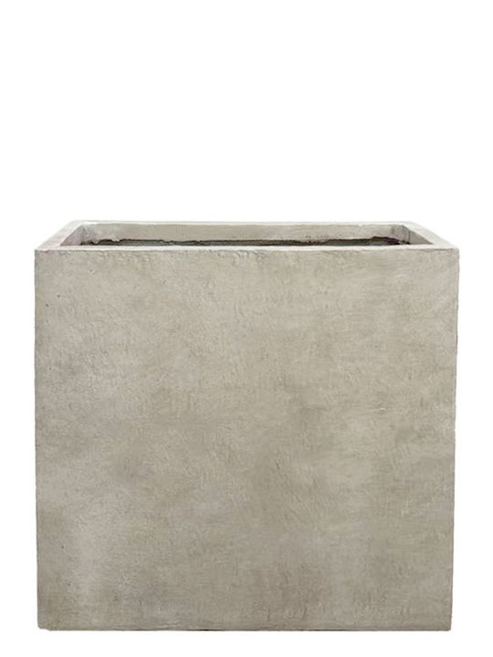 Marhome Ghiveci din Beton Bej 49x17x40εκ.