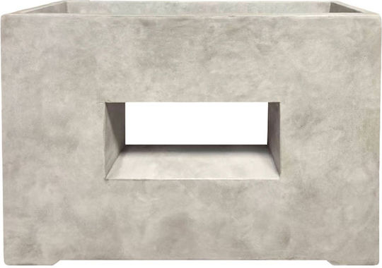 Marhome Übertopf Beton Beige 75x28x53.5εκ.