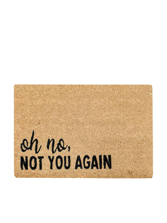 Entrance Mat made of Coir with Anti-slip Backing 40x60cm Thickness 15mm