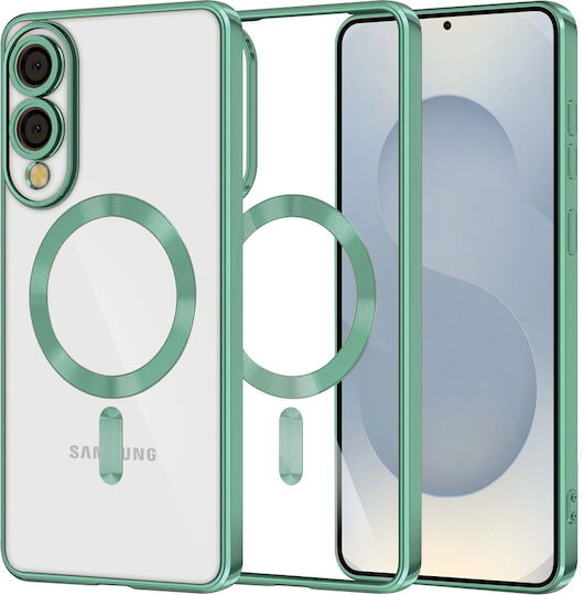 Techsuit Luxury Crystal Umschlag Rückseite Transparent (Galaxy S25 Edge)