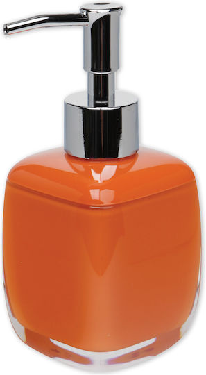 Bathroom Accessory Set Plastic Orange 4 Pieces Bathroom Accessory Set Plastic Orange 4 Pieces