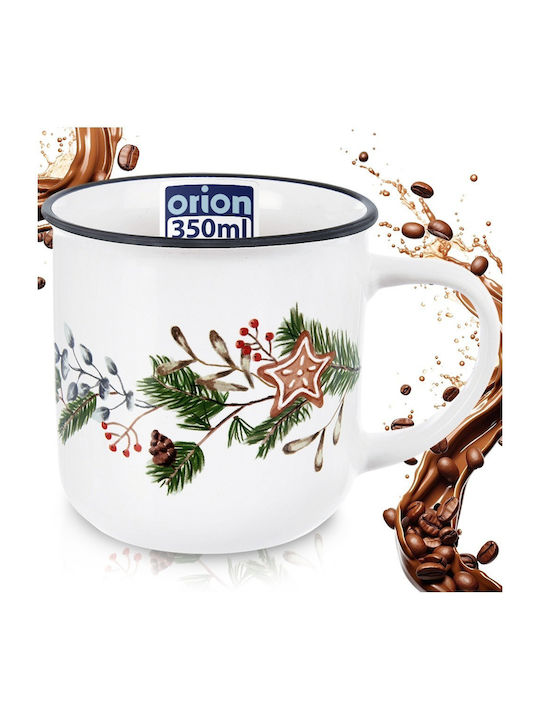 Orion Christmas Mug Ceramic Brown