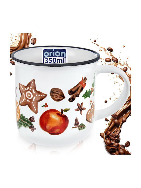 Orion Christmas Mug Ceramic Brown