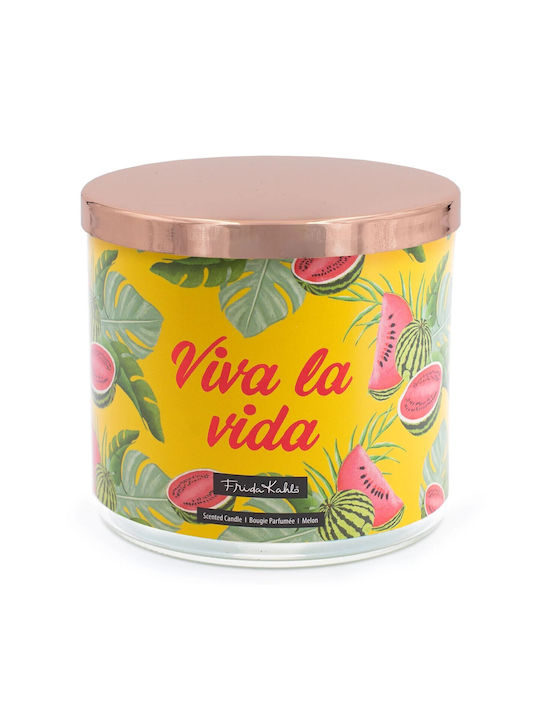 Frida Kahlo Aromatic Candle In Jar With Vanilla Perfume