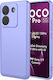 Back Cover Silicone Purple (Poco M7 Pro)