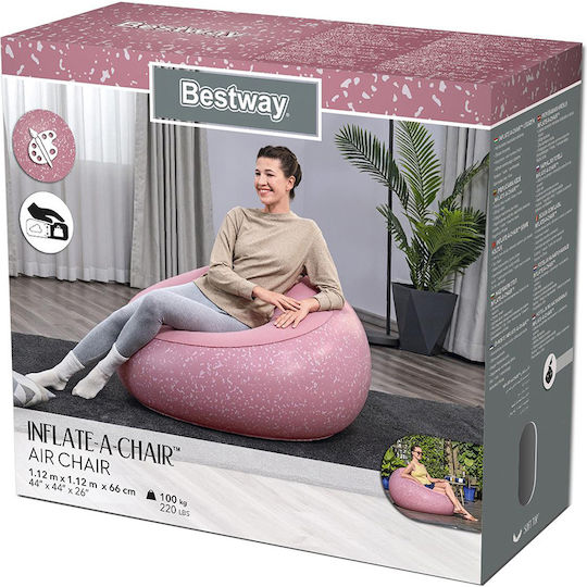Sitzsack Rosa 112x112x66cm Sitzsack Rosa 112x112x66cm