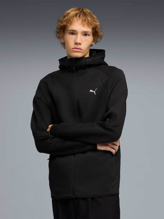 PUMA Sweatshirt Puma Schwarz mit Kapuze PUMA Sweatshirt Puma Schwarz mit Kapuze