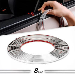 Self-adhesive Decorative Tape 8mm X 15m Silver Color