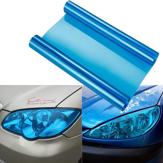 Scheinwerfer Rücklicht Schutzfolie Blau Preis pro laufendem Meter 053