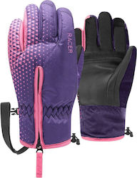Racer Παιδικά Γάντια Σκι & Snowboard Μωβ