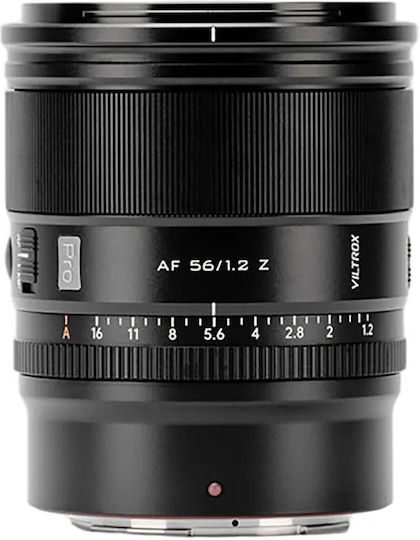 Viltrox Crop Φωτογραφικός Φακός AF 56mm f/1.2 Pro Σταθερός για Nikon Z Mount Μαύρος