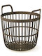 Iliadis Zoe Coș decorativ Lemn Brown 36x36x36buc