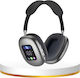 Bluetooth Wireless Over Ear Headphones Black