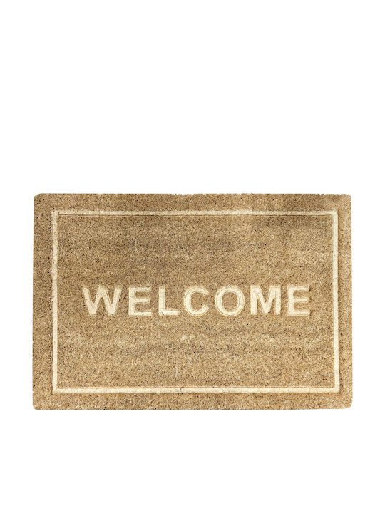 Entrance Mat made of Coir with Anti-slip Backing 40x60cm Thickness 15mm