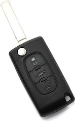 Citroen Peugeot 307 Husă Pentru Cheie Flip Cu 3 Butoane Suport Baterie Lamă Va2-sh3 Buton Portbagaj Citroen Peugeot 307 Husă Pentru Cheie Flip Cu 3 Butoane Suport Baterie Lamă Va2-sh3 Buton Portbagaj