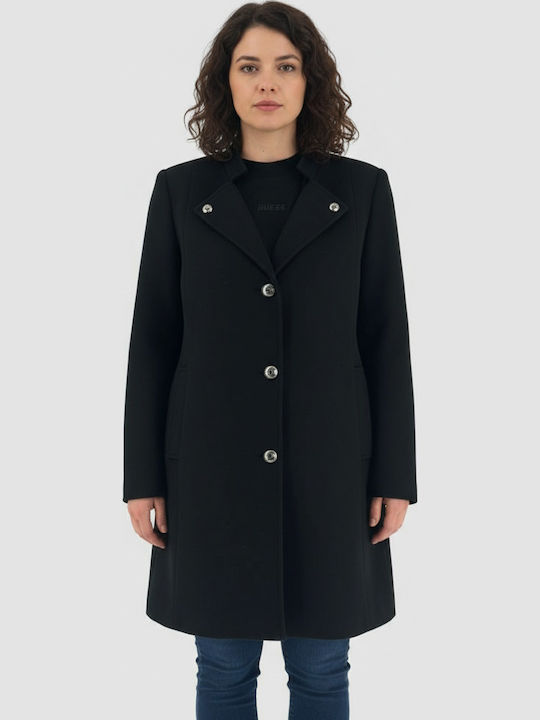 Rodonna Black Half-coat