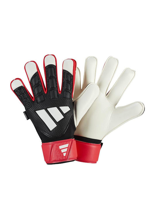 adidas Predator Match Fingersave Γάντια Τερματοφύλακα Ενηλίκων Μαύρα