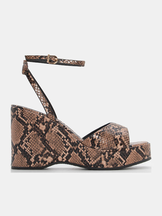 Luigi Women's Synthetic Leather Ankle Strap Pla...