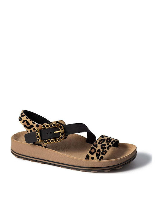 Fantasy Sandals Leather Women's Flat Sandals An...
