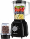 Sokany Blender with Plastic Jug 1.6 lt 500W Black SK-03041