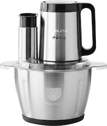 Sokany Tocător Electric Multifuncțional 6-in-1 800W 3L Inox Argintiu Sokany Tocător Electric Multifuncțional 6-in-1 800W 3L Inox Argintiu