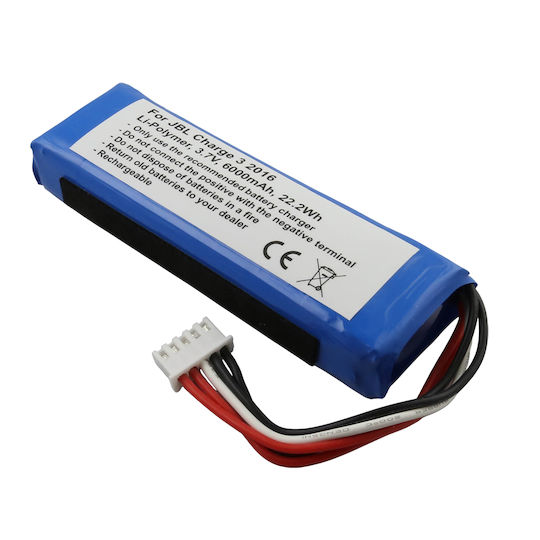 Avizar Battery Jbl Speaker Charge 3 Li-polymer 3.7v 6000mah 22.2wh Blue