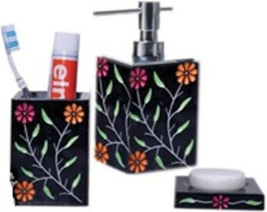 Eurocasa Glass Bathroom Accessory Set