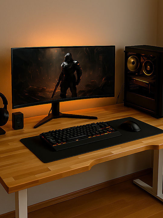 Ηλεκτρικό Γραφείο Skymnos Gaming Μασίφ Ξύλο Οξι...
