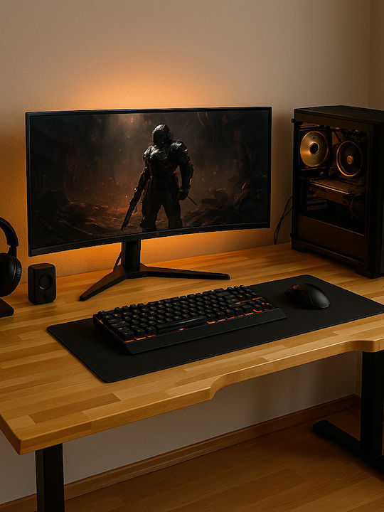 Ηλεκτρικό Γραφείο Skymnos Gaming Μασίφ Ξύλο Πεύ...
