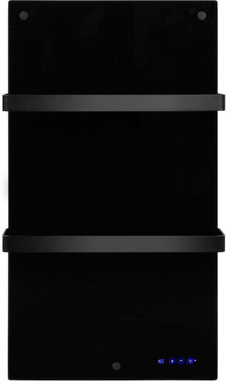 Eurom Sani Radiator Electric Pentru Prosoape Cu Fațadă De Sticlă 400W 83.5x48.1cm Neagră