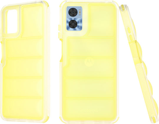 Techsuit Wave Umschlag Rückseite Transparent (Moto E22)