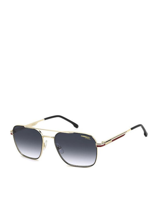 Carrera Unisex Sunglasses with Gold Metallic Frame and Grey Lens 379/S W3J/08