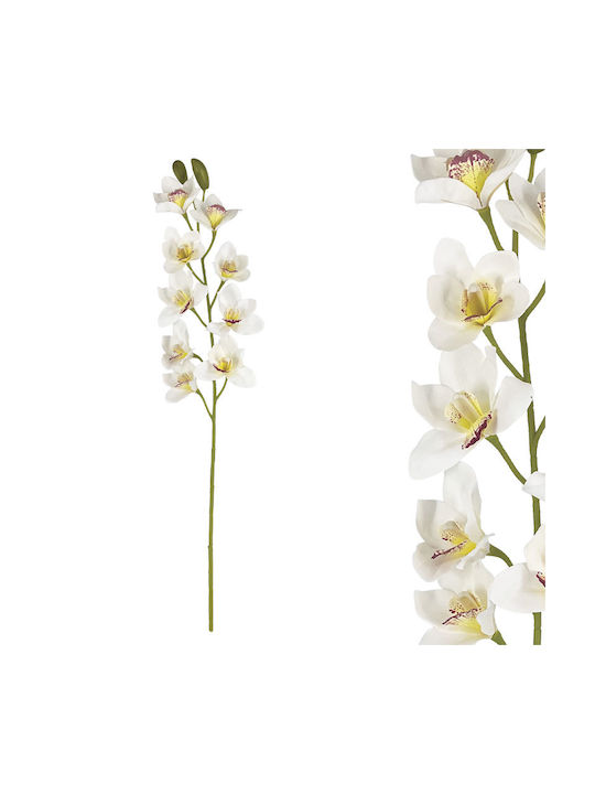 Zweigstelle Orchidee Simbidium Weiß 90cm 12/144...