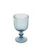 S-d Ema Glass for White Wine made of Glass in Blue Color Goblet 250ml