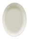 Kutahya Porselen Serving Platter Oval made of Porcelain Beige 36x21cm