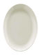Kutahya Porselen Serving Platter Oval made of Porcelain White 33x19cm