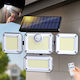 Lampă Solară 18W cu Senzor de Mișcare și Telecomandă IP65