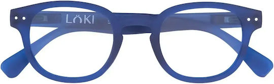 Loki Lesebrille +1.00 in Blau Farbe 47989