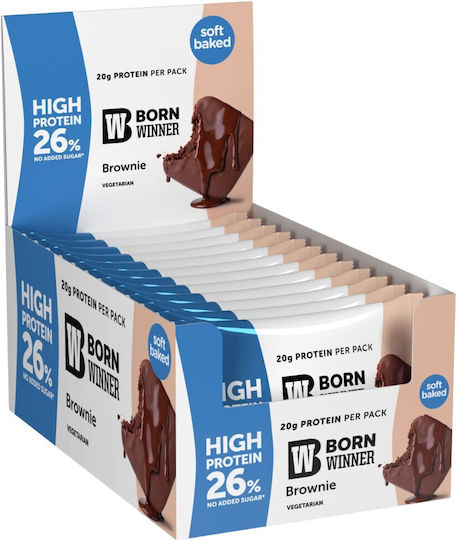 Born Winner Блокчета с 26% Протеин & Вкус Brownie 12x75гр
