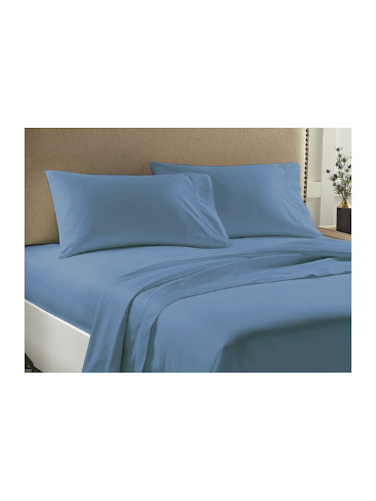 Duvet Cover Double 200x240 Economy Blue